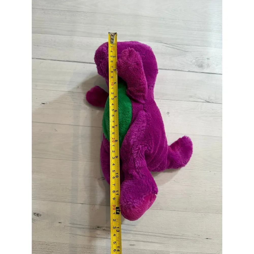 Vintage Barney Plush Purple Stuffed Animal Dinosaur 1992 Lyons‎ 14